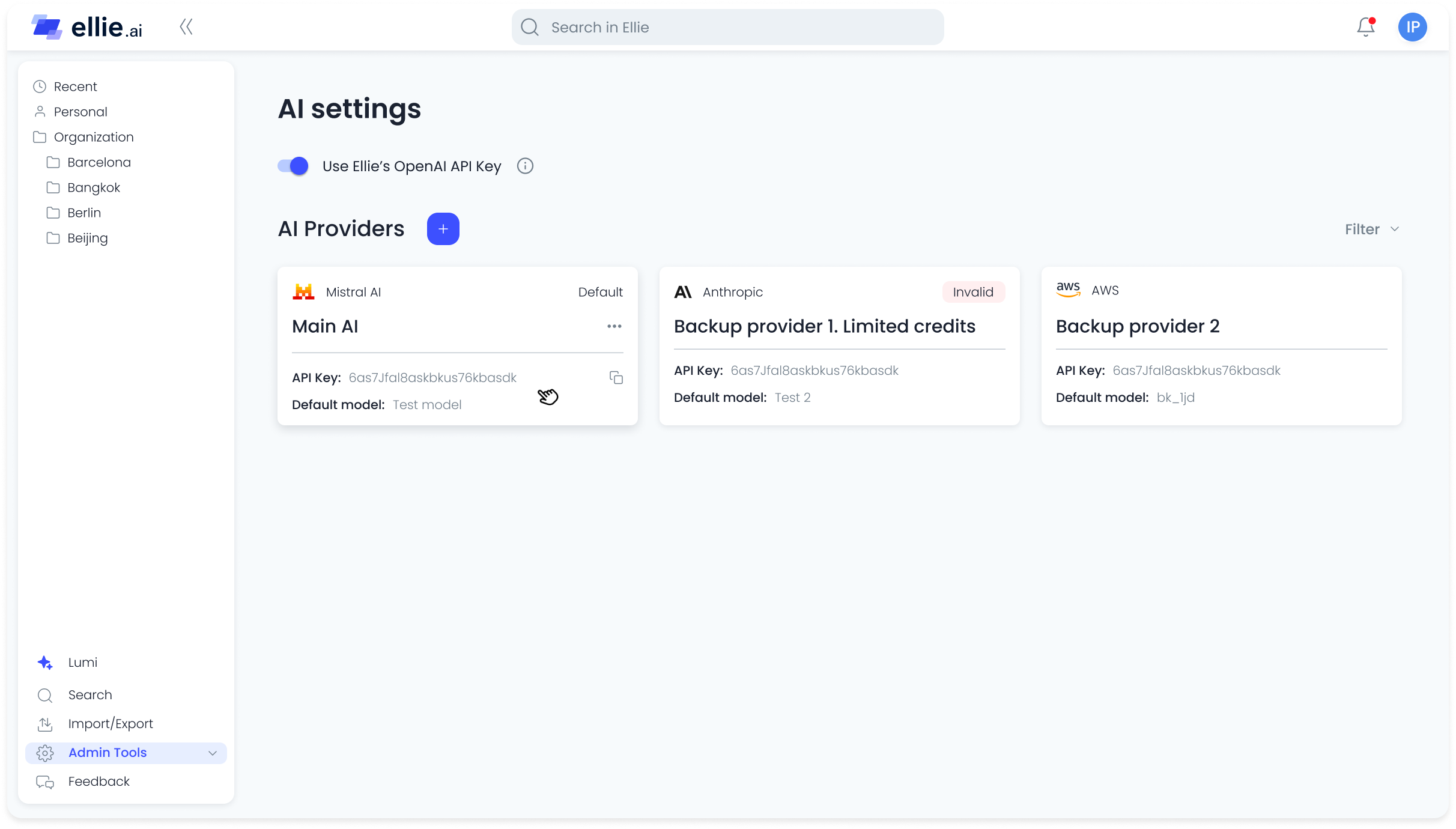 Lumi Providers — enterprise trust layer